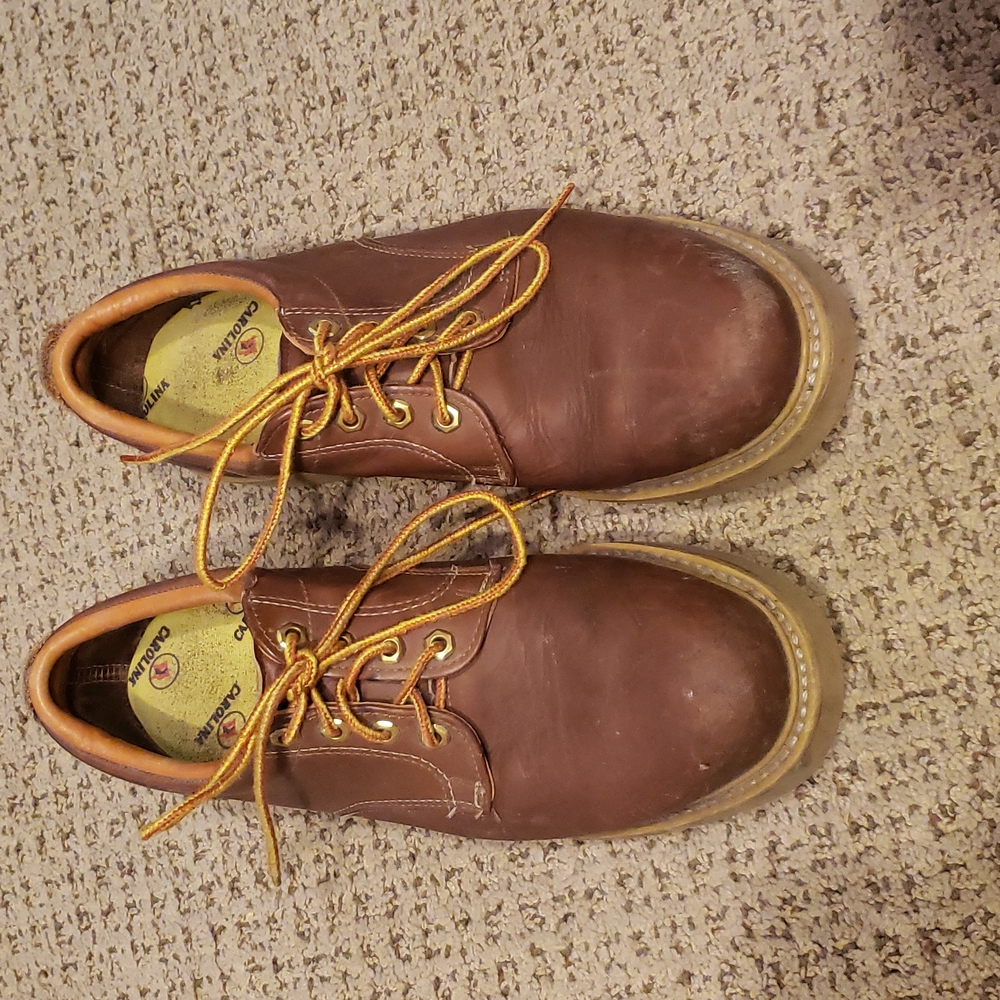 Carolina Mens  Leather Work Shoes